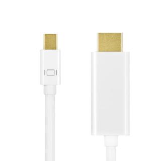 Kabel mini DisplayPort do HDMI,4K, 3m Biały