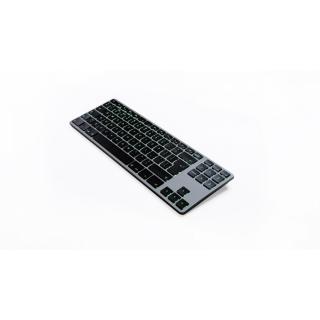 Klawiatura aluminiowa Mac Tenkeyless RGB Space Szara