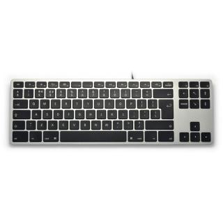 Klawiatura aluminiowa Mac Tenkeyless RGB szara