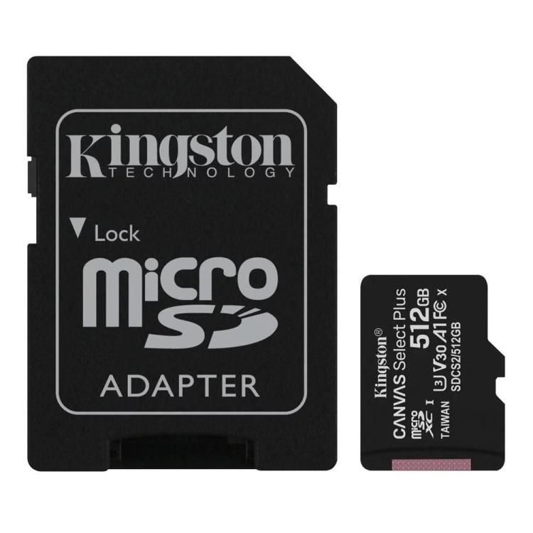 Karta pamięci microSD 512GB Canvas Select Plus 100/85MB/s