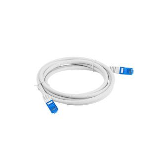 Patchcord kat.6a S/FTP CCA 0.5m szary