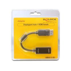 Adapter Delock DisplayPort(M)- HDMI-I(F)(24+5) Dual 0,2m