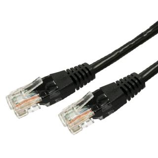 Kabel Patchcord miedziany kat.6A RJ45 UTP 2m. czarny