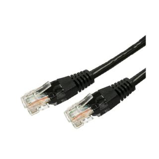 Kabel Patchcord miedziany kat.6A RJ45 UTP 3m. czarny