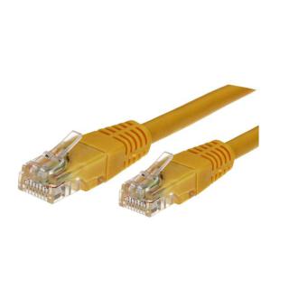 Kabel Patchcord miedziany kat.6A RJ45 UTP 3m żółty