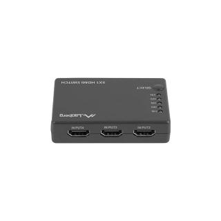 Switch video 5 x HDMI + port micro USB Czarny