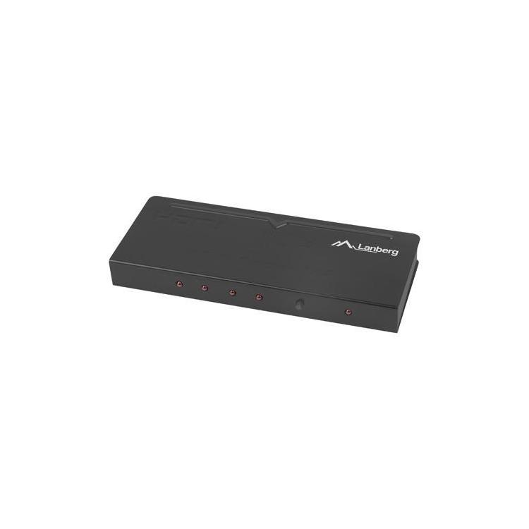 Splitter video 4HDMI 4K Port micro USB Czarny