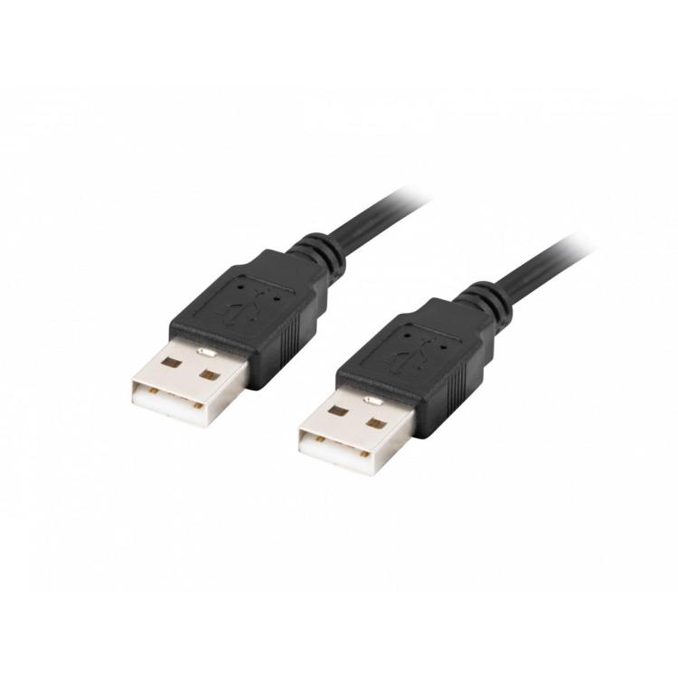 Kabel USB -A M/M 2.0 0.5m Czarny