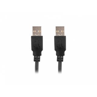 Kabel USB -A M/M 2.0 0.5m Czarny