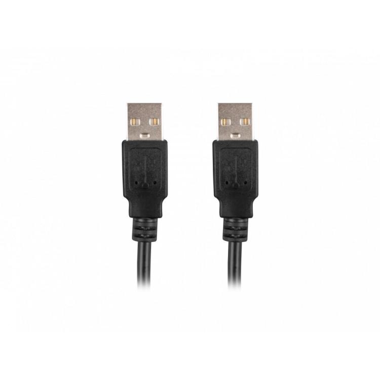 Kabel USB-A M/M 2.0 1.8m Czarny