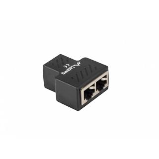 Adapter złączka sieciowa RJ-45 2xRJ45 Ekranowany