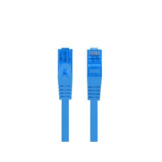 Patchcord kat.6a S/FTP CCA 0.5m Niebieski