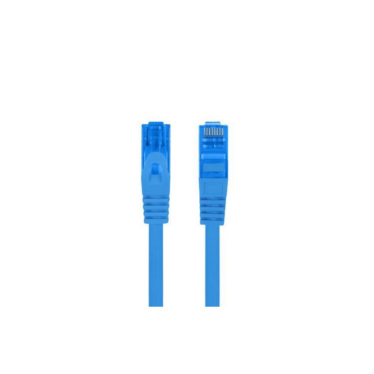 Patchcord kat.6a S/FTP CCA 0.5m Niebieski