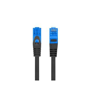 Patchcord kat.6a S/FTP CCA 1.0m Czarny