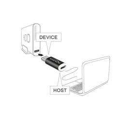 Adapter Delock microUSB(F) 2.0 - USB type-C (M)