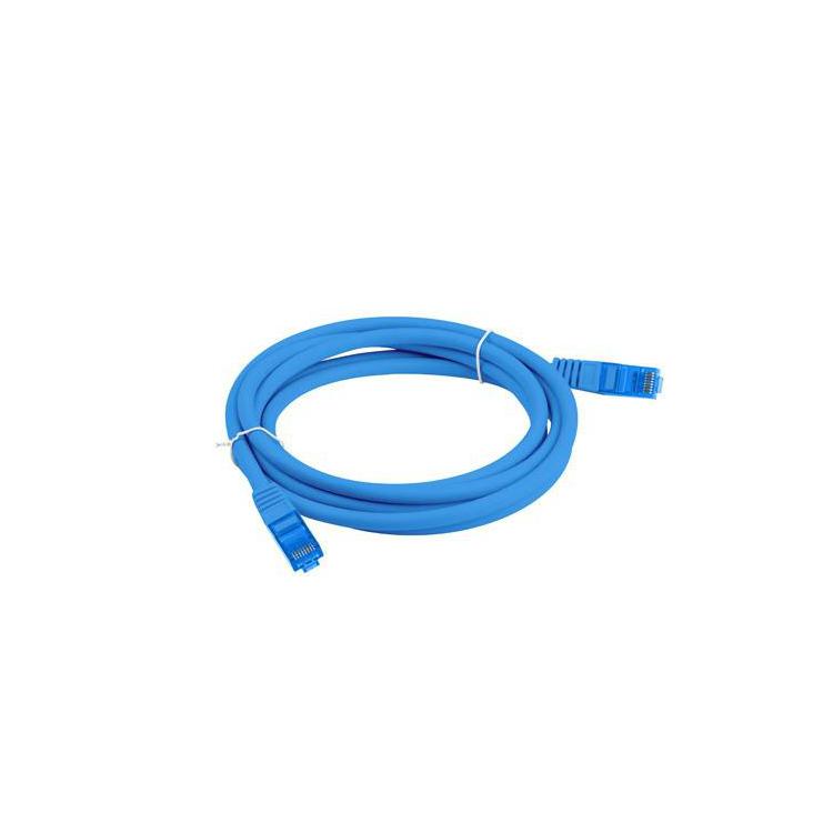 Patchcord kat.6a S/FTP CCA 2.0m Niebieski