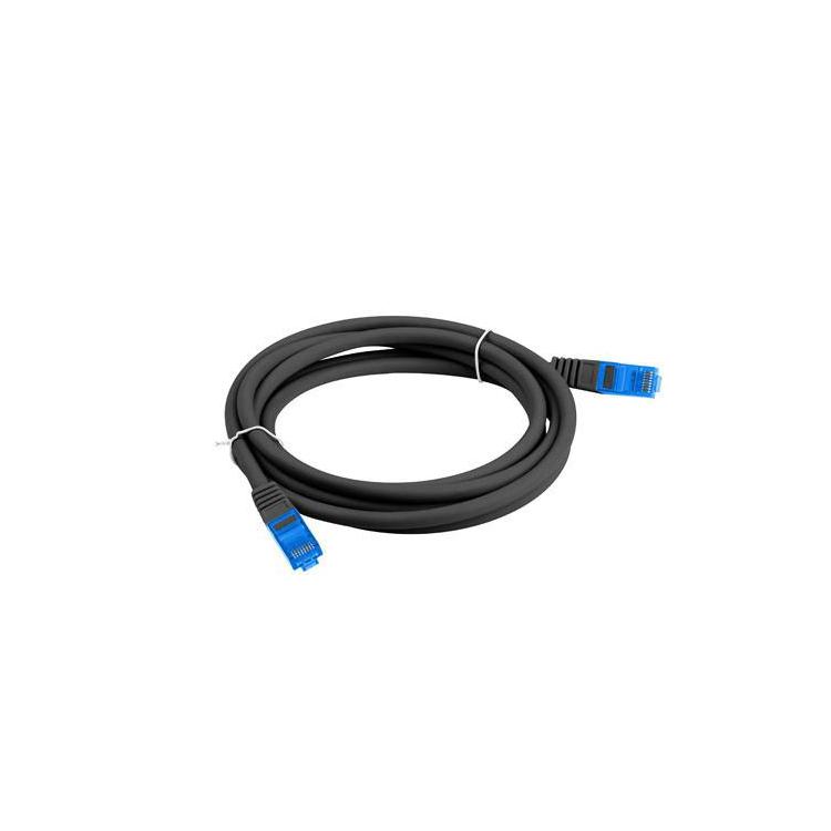 !Patchcord kat.6a S/FTP CCA 2.0m Czarny