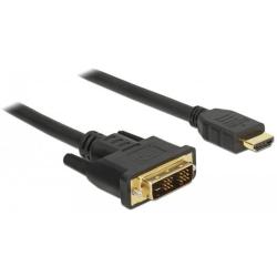 Kabel adapter Delock DVI-D(M)(18+1) - HDMI(M) v1.2 1.5m...