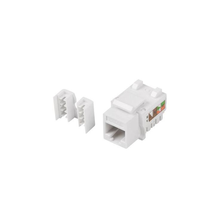 MODUŁ KEYSTONE GNIAZDO RJ45- LSA UTP KAT 5E 90° DO PUSZKI MONTAŻ