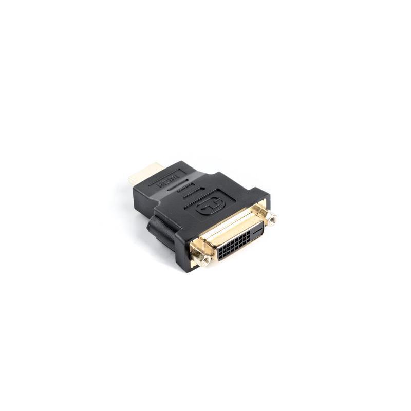 Adapter Lanberg AD-0014-BK HDMI (M) - DVI-D (F)(24+1) Single Link czarny