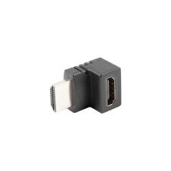 Adapter Lanberg AD-0034-BK HDMI(M) - HDMI(F) kątowy góra...