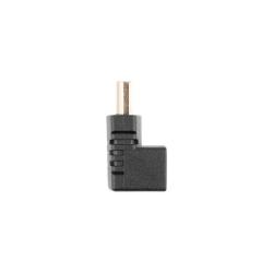 Adapter Lanberg AD-0034-BK HDMI(M) - HDMI(F) kątowy góra czarny