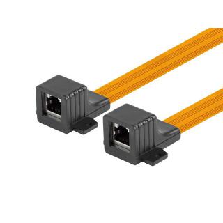 Adapter złączka sieciowa przelotka okienna RJ45 KAT.5E 17CM