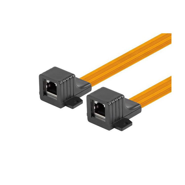 Adapter złączka sieciowa przelotka okienna RJ45 KAT.5E 17CM