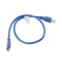 Kabel USB 3.0 Lanberg micro AM-MBM5P 0,5m niebieski