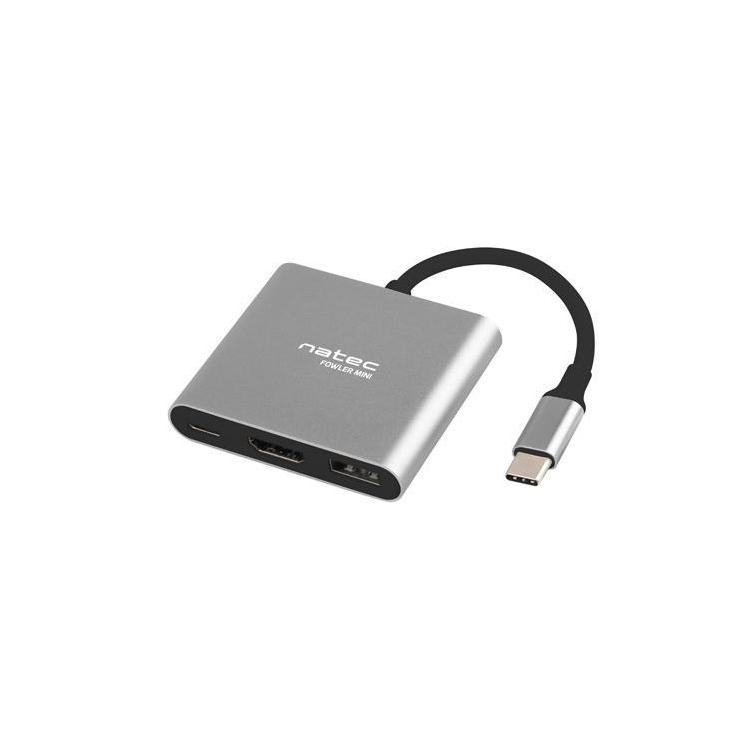 Multi Port Fowler mini USB-C PD, USB 3.0, HDMI 4K