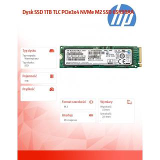 Dysk SSD 1TB TLC PCIe3x4 NVMe M2 SSD 6SK99AA