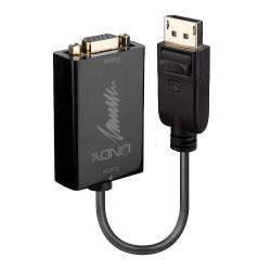 Konwerter DisplayPort do VGA LINDY Active Converter 150mm czarny