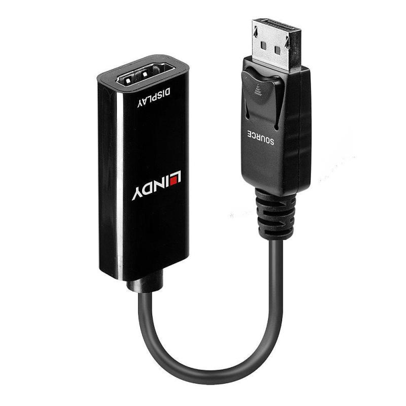 Konwerter DisplayPort do HDMI LINDY czarny