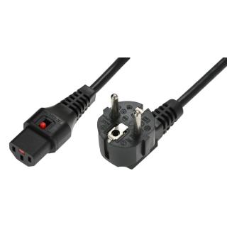 Kabel połączeniowy zasilający blokada IEC LOCK 3x1mm2...