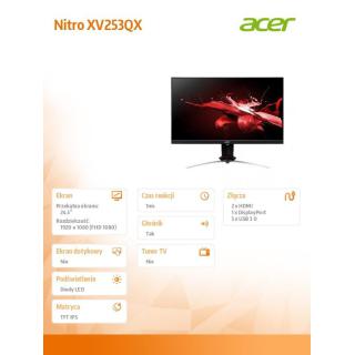 Monitor 24.5 cala Nitro XV253QXbmiiprzx