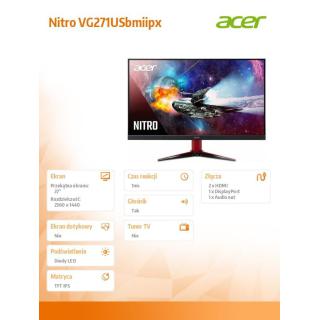 Monitor 27 cali Nitro VG271USbmiipx