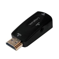 Konwerter HDMI LogiLink CV0107 HDMI (M) na VGA (F), audio...