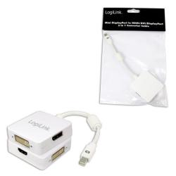 Adapter LogiLink mini DisplayPort HDMI, DVI, DisplayPort