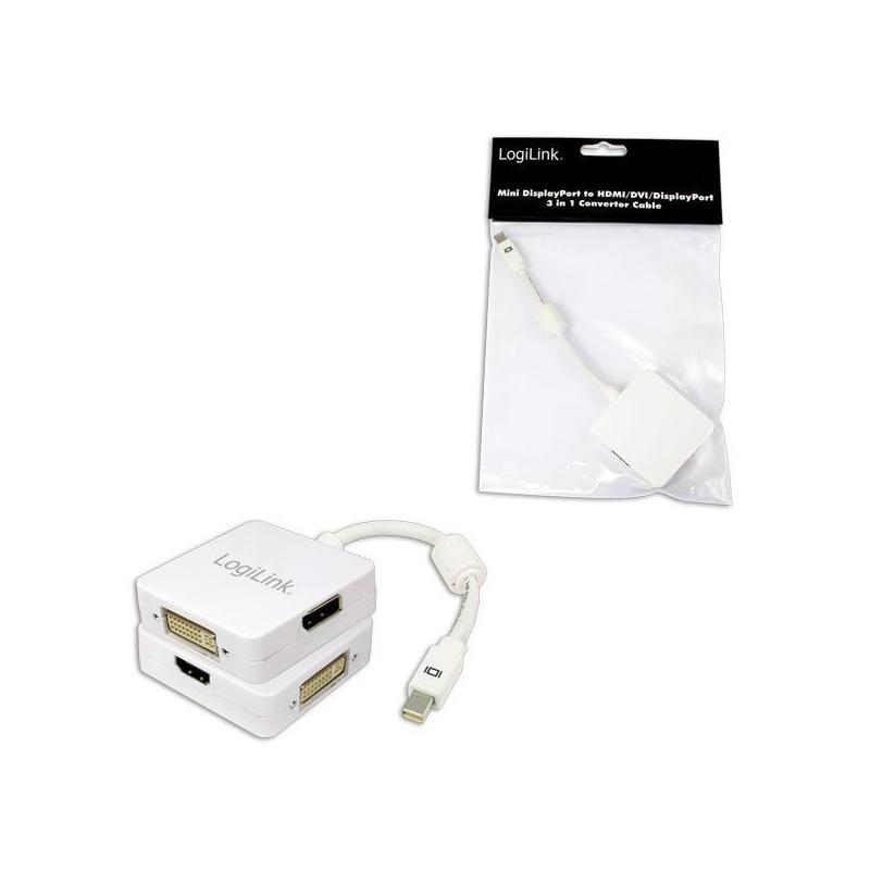 Adapter LogiLink mini DisplayPort HDMI, DVI, DisplayPort