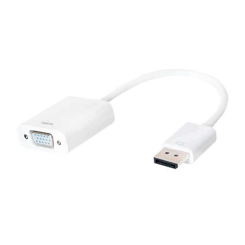 Adapter LogiLink CV0059B DisplayPort 1.2 do VGA (Active Type)