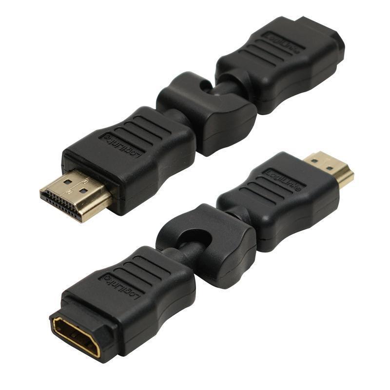 Adapter HDMI LogiLink AH0012 kątowy 270°, HDMI (M) HDMI (F)