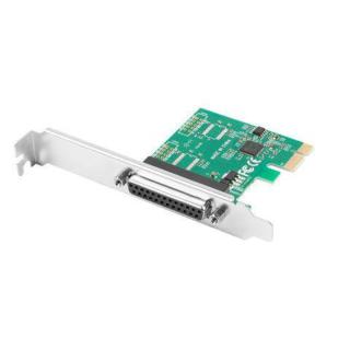 Karta PCI EXPRESS LPT (DB25) X1 LANBERG + ŚLEDŹ LOW PROFILE