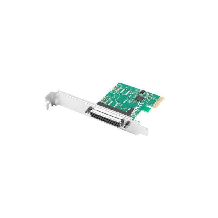 Karta PCI EXPRESS LPT (DB25) X1 LANBERG + ŚLEDŹ LOW PROFILE