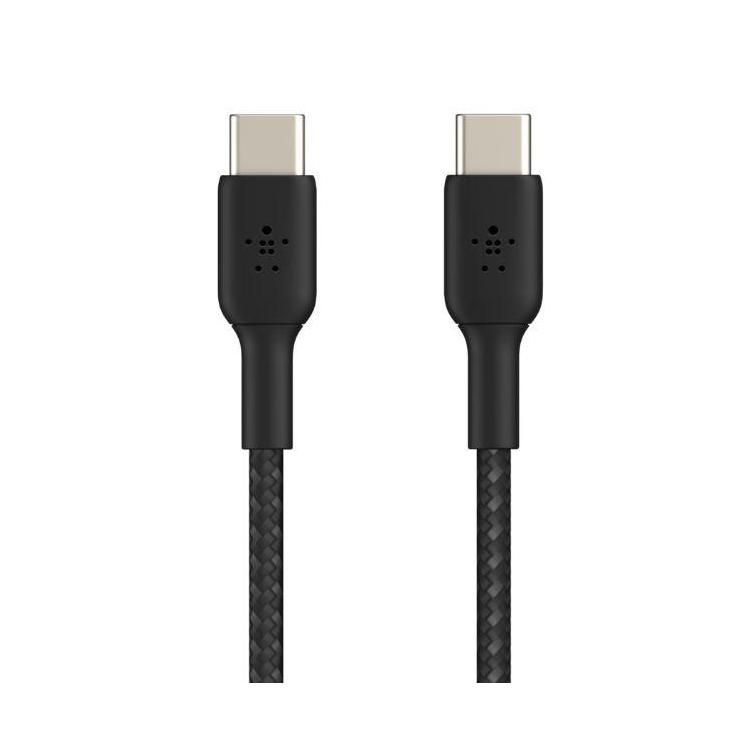 Kabel Braided USB-C USB-C 1m czarny