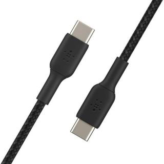 Kabel Braided USB-C USB-C 1m czarny