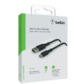 Kabel USB-A micro USB PVC 1m czarny