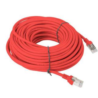 Kabel PATCHCORD KAT.5E FTP 30M CZERWONY FLUKE PASSED