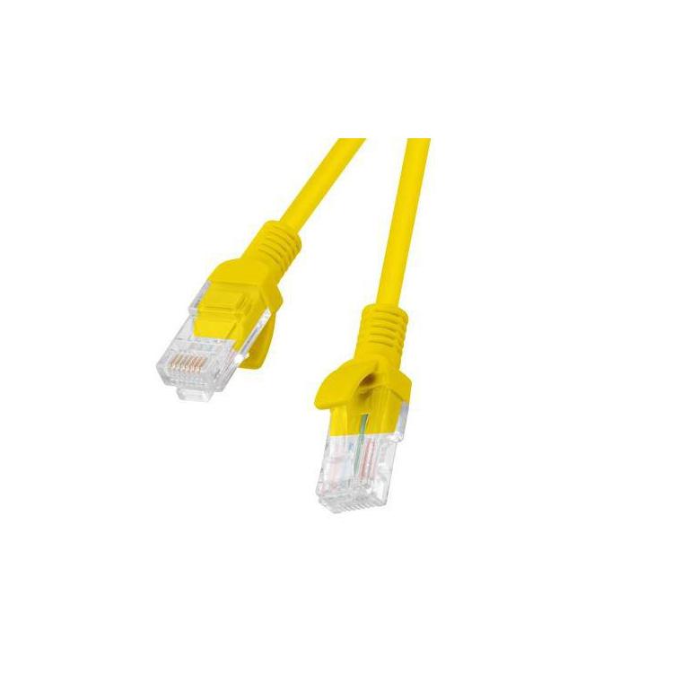 Patchcord kat.5E 50M żółty