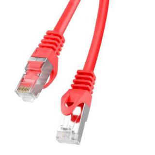 Patchcord kat.5E FTP 50M czerwony