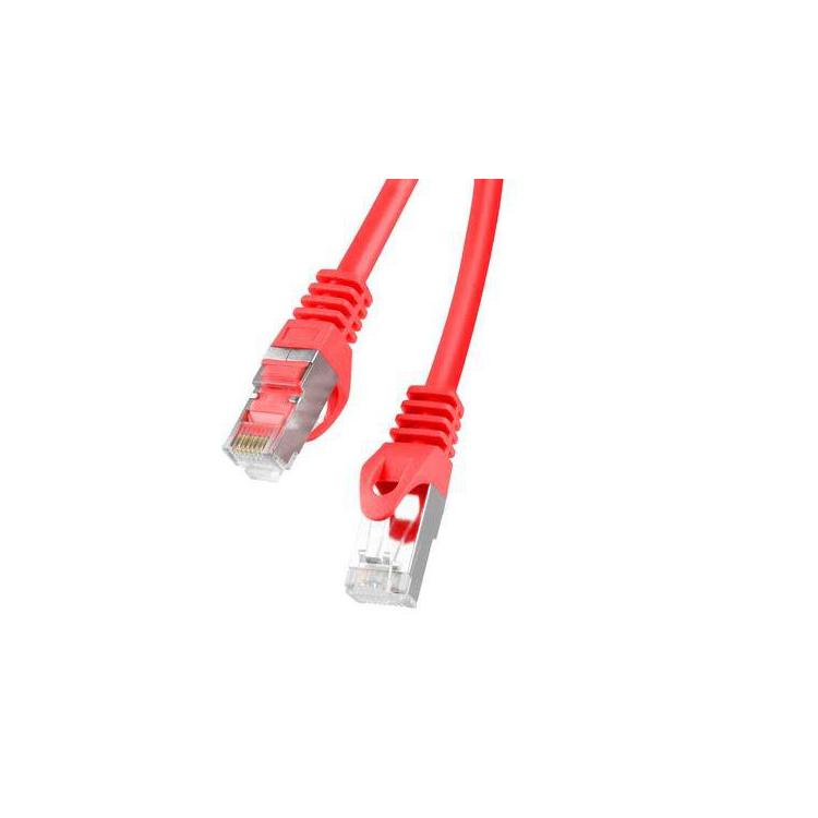 Patchcord kat.5E FTP 50M czerwony